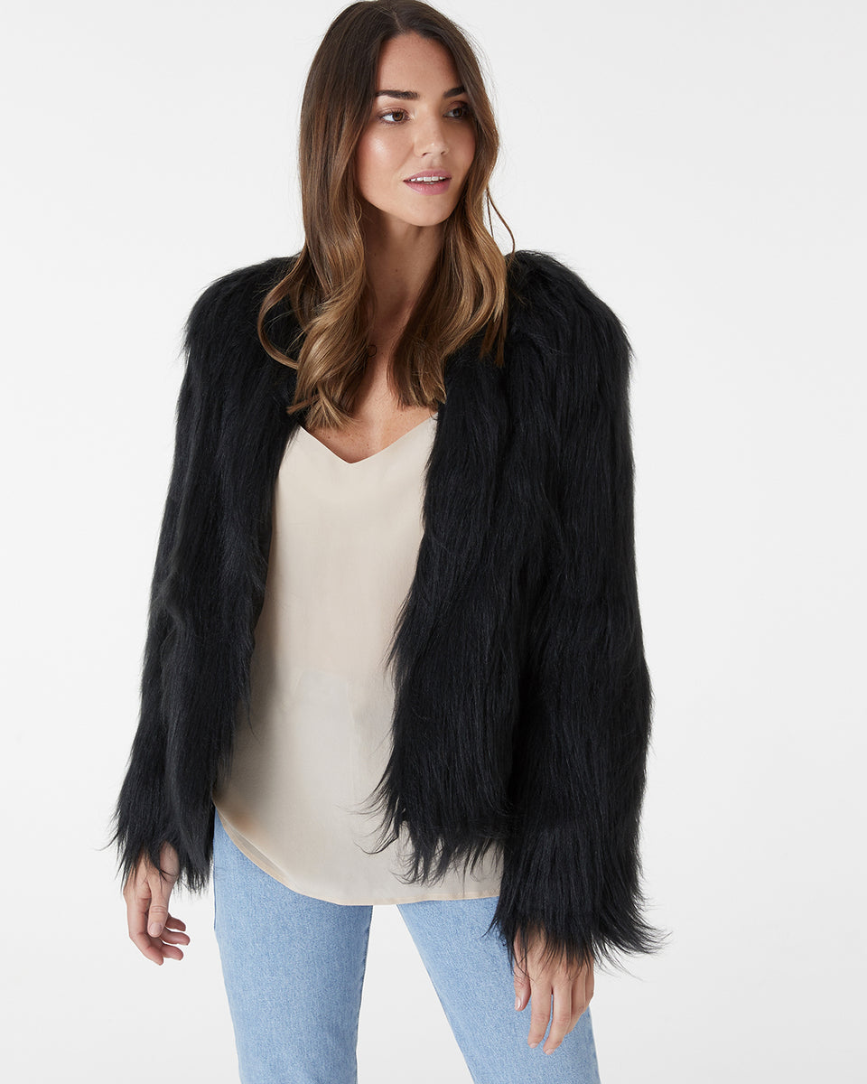 Everly Fur Coat retailer