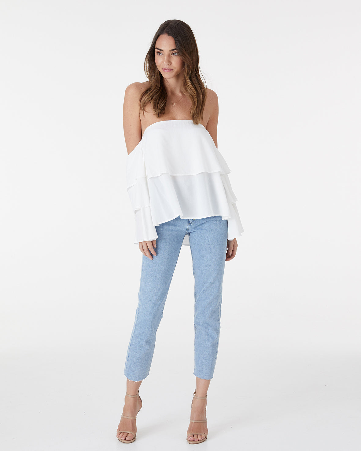 WAVES TOP - WHITE